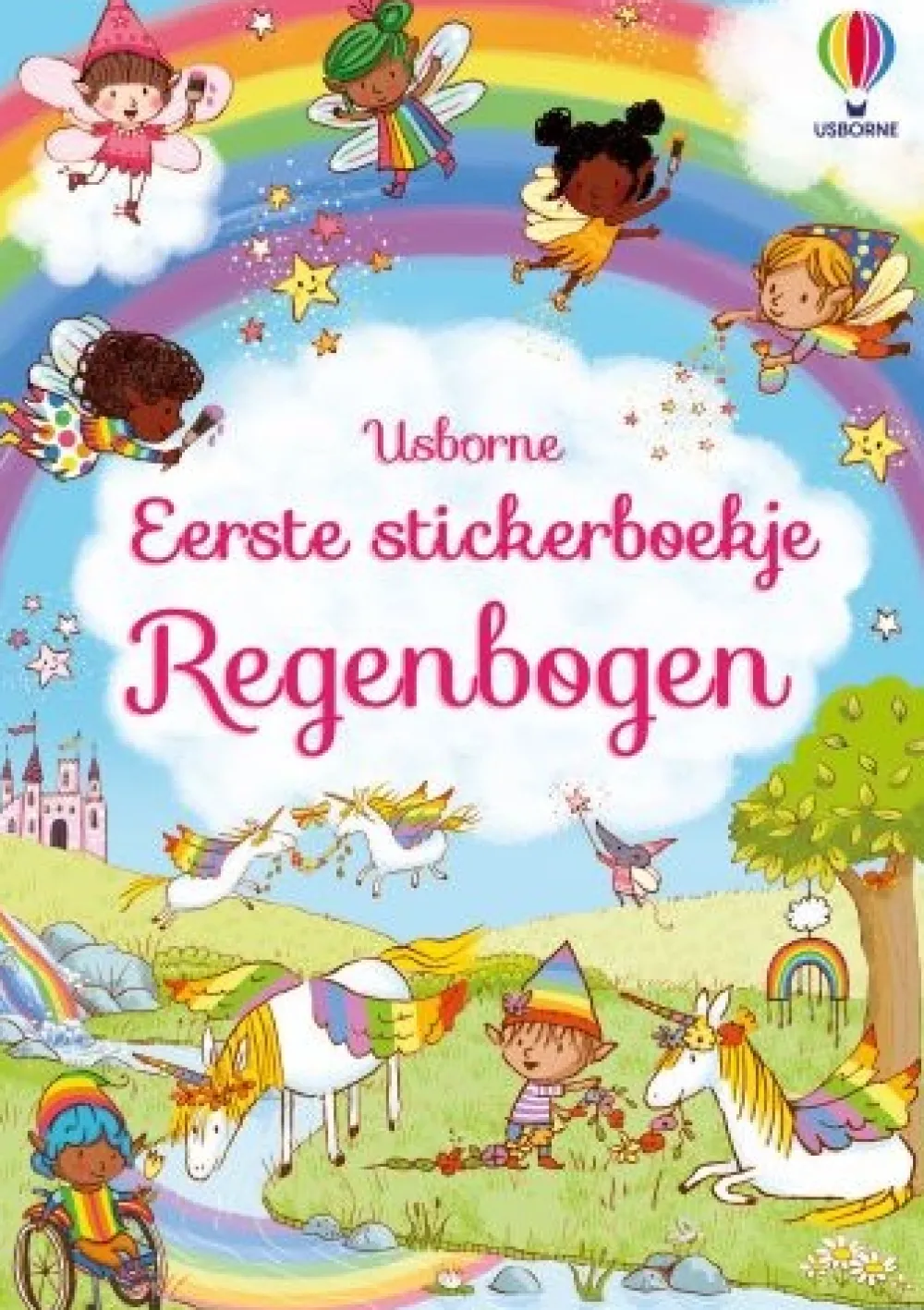 Uitgeverij Usborne Hobbyboeken^Eerste stickerboekje Regenbogen