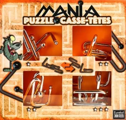 Eureka Breinbrekers|STEAM^Breinbreker Puzzel Mania Set 4-delig Oranje