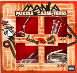 Eureka Breinbrekers|STEAM^Breinbreker Puzzel Mania Set 4-delig Rood
