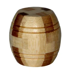 Eureka Kleine Cadeaus|Uitdeelcadeautjes^3D Bamboo Puzzle Barrel