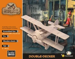 Eureka Creatief^3D Hout Model Gepetto's Double-decker