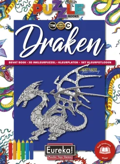 Eureka Creatief^Puzzelboek 3D Draken