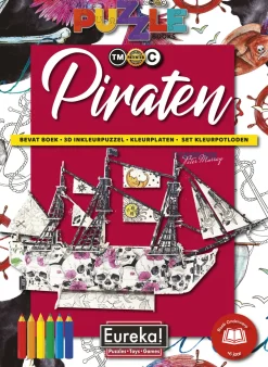 Eureka Creatief^Puzzelboek 3D Piraten