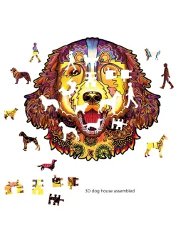 Eureka Houten Puzzels|Contour Puzzels^Rainbo Houten Puzzel Berner Sennenhond 118pcs
