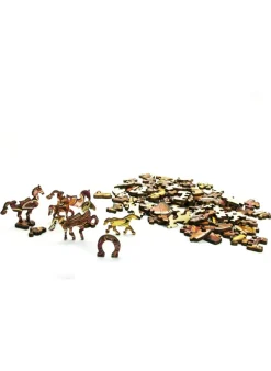 Eureka Houten Puzzels^Rainbo Houten Puzzel Wild Paard 103pcs