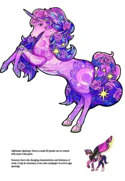 Eureka Houten Puzzels|Contour Puzzels^Regenboog Houten Puzzel Unicorn