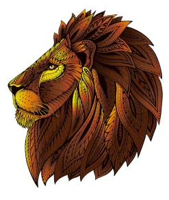 Eureka Houten Puzzels|Contour Puzzels^Regenboog Houten Puzzel Leeuw