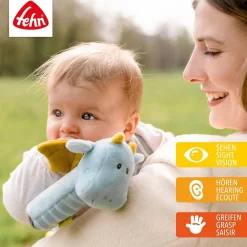 Fehn Knuffelspeelgoed^Grijpfiguur Draak