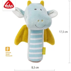 Fehn Knuffelspeelgoed^Grijpfiguur Draak