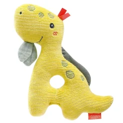 Fehn Babyspeelgoed|Knuffelspeelgoed^Grijpfiguur Rammelaar Dino