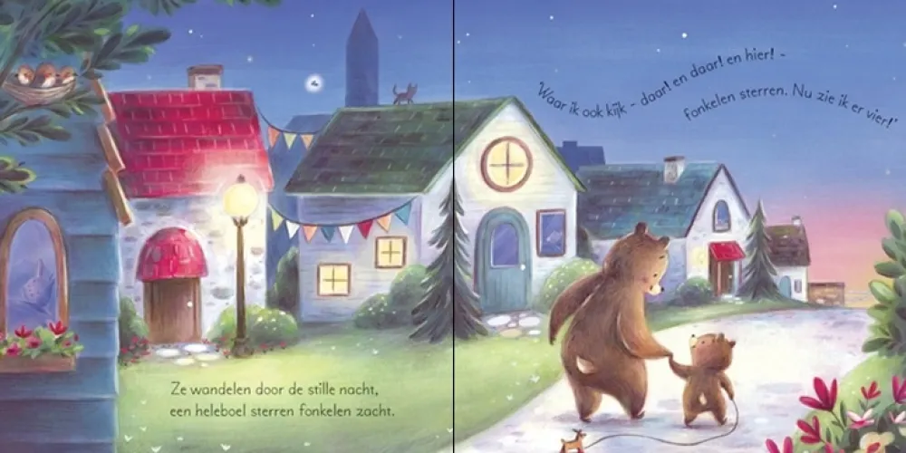 Uitgeverij Usborne Bekijk Alles^Fonkelende sterren - Bedtijdboekje