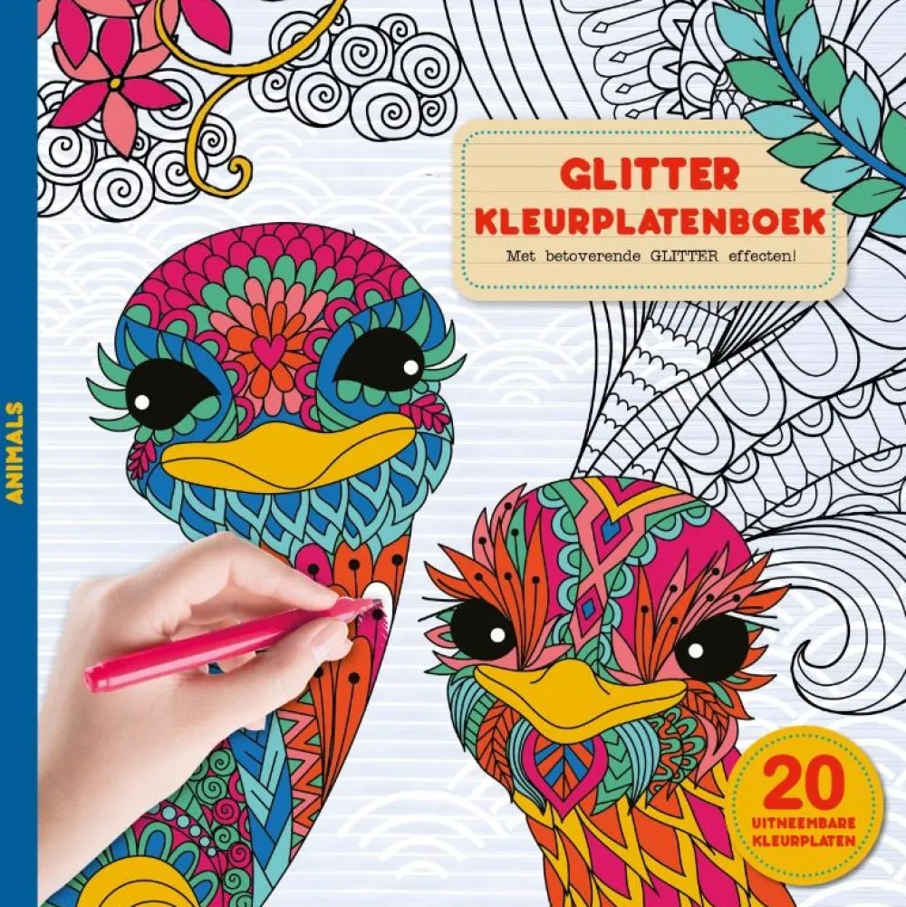 Image Books Creatief|Bekijk Alles^Glitter Kleurplaten Boek Animals