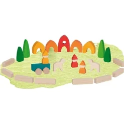 GOKI Open Ended Play^Bouwblokken My Little Village Hout