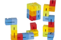 GOKI Schoen-/ Sinterklaascadeautjes^Pocketpuzzel Kubus Hout