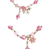 Great Pretenders Sieraden^Armband met Ketting Boutique Pink Crystal Necklace