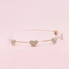 Great Pretenders Sieraden^Boutique Rhinestone Heart Hoofdband