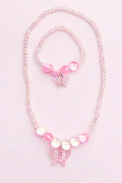 Great Pretenders Sieraden^Boutique Holo Pink Crystal Ketting