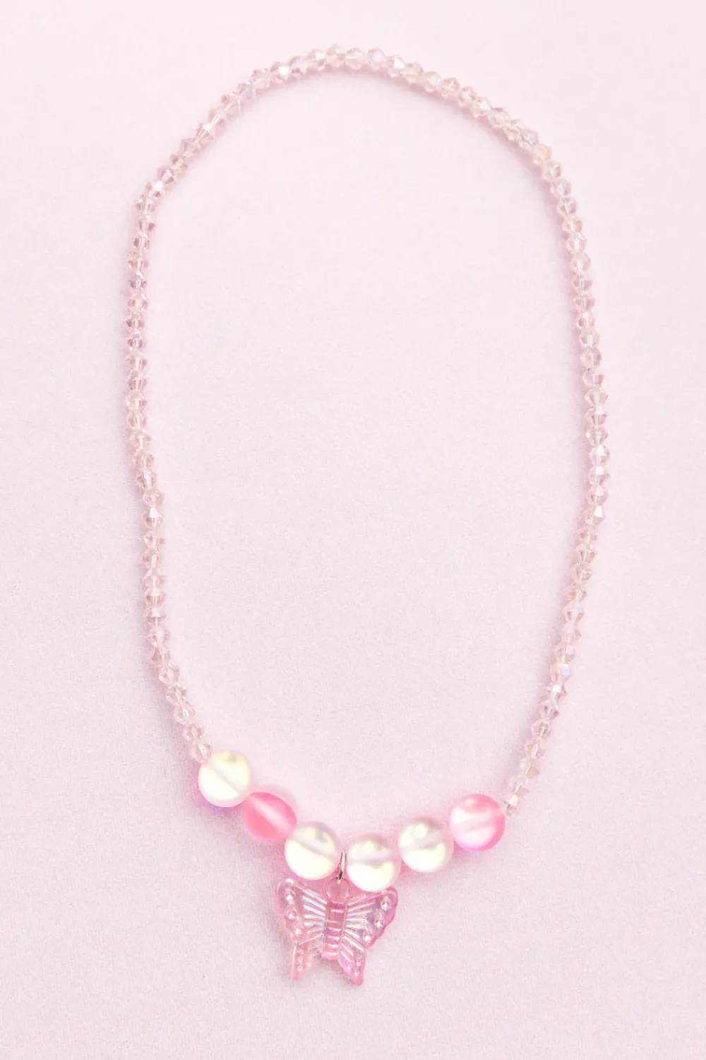 Great Pretenders Sieraden^Boutique Holo Pink Crystal Ketting