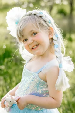 Great Pretenders Verkleedkleding^Ice Queen Haarband met Vlecht