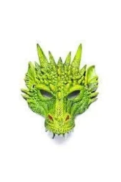 Great Pretenders Verkleedkleding^Masker Draak Groen