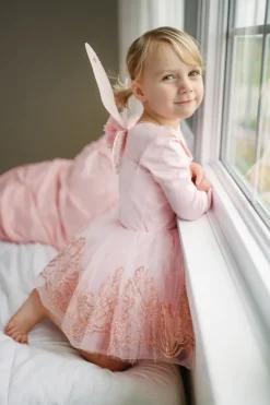 Great Pretenders Verkleedkleding^Rose Goud Tutu en Vleugels Size 4-6