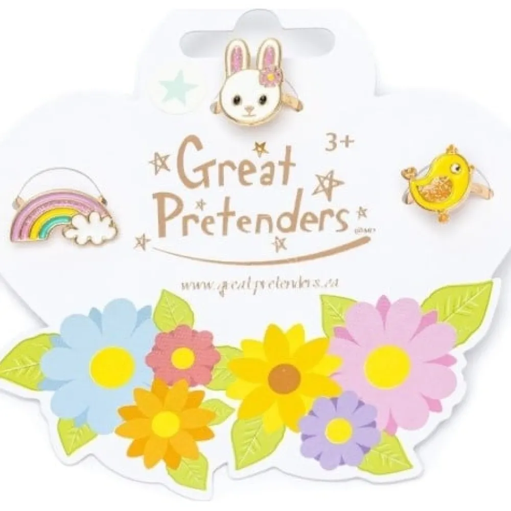 Great Pretenders Sieraden^Spring Ring Bunny 3 Pcs Set