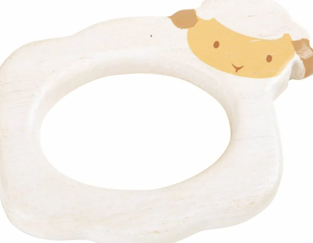 Small Foot Babyspeelgoed|Schoen-/ Sinterklaascadeautjes^Grijpfiguur Grijpring Schaap Hout