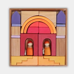 Grimm's Open Ended Play^Blokkendoos Bouwwereld Woestijn