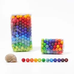 Grimm's Open Ended Play^Houten Gekleurde Kralen set 480-delig 10270