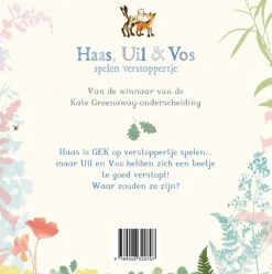 Veltman Uitgevers Prentenboeken^Haas, Uil & Vos spelen verstoppertje