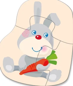 Haba Legpuzzels^4 Eerste Puzzels Jonge dieren 2pcs