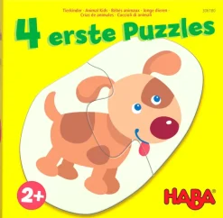 Haba Legpuzzels^4 Eerste Puzzels Jonge dieren 2pcs