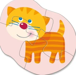 Haba Legpuzzels^4 Eerste Puzzels Jonge dieren 2pcs