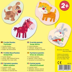 Haba Legpuzzels^4 Eerste Puzzels Jonge dieren 2pcs