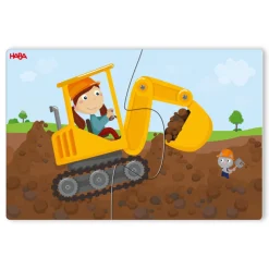 Haba Legpuzzels^10 Puzzels Hulpvoertuigen 2pcs