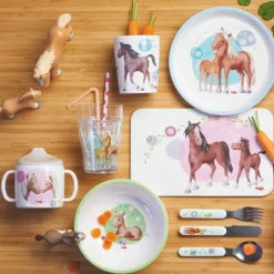 Haba Bekers & Drinkflessen|Kinderservies^Beker Paarden