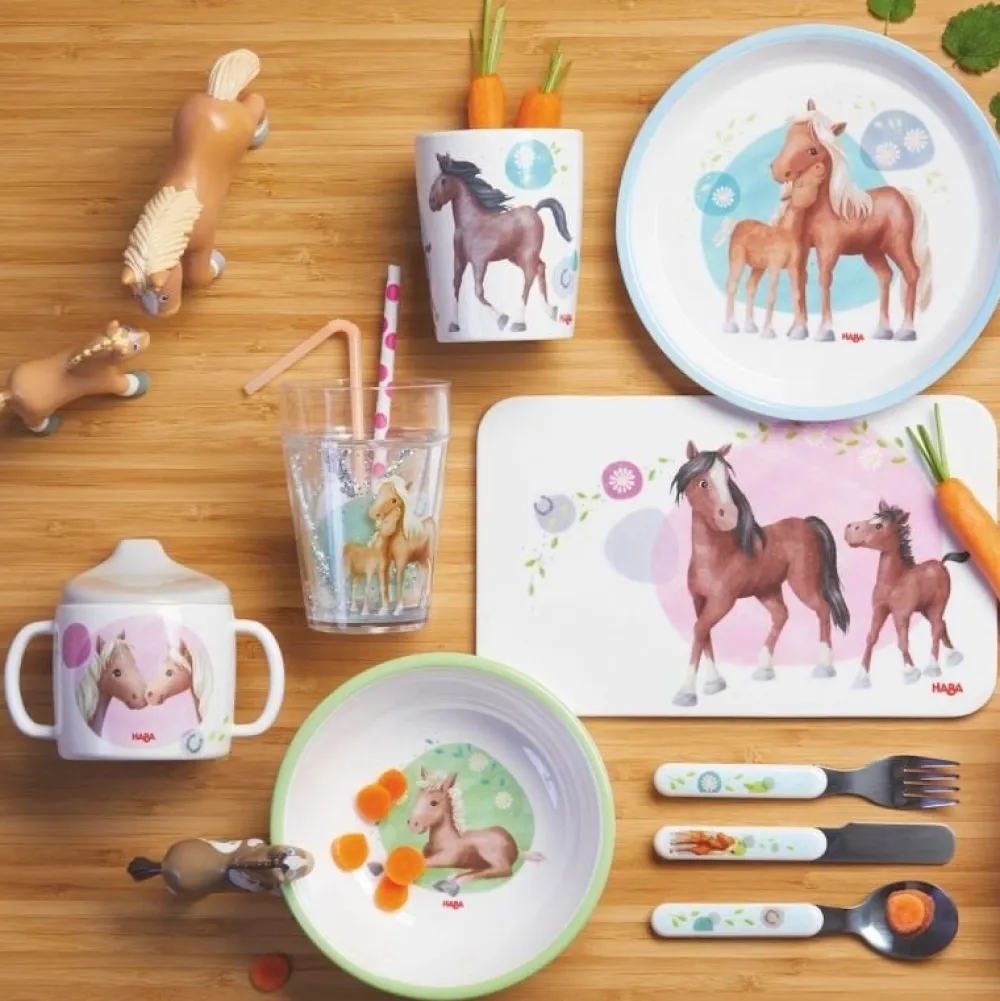 Haba Bekers & Drinkflessen|Kinderservies^Beker Paarden