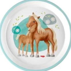 Haba Kinderservies^Bord Paarden