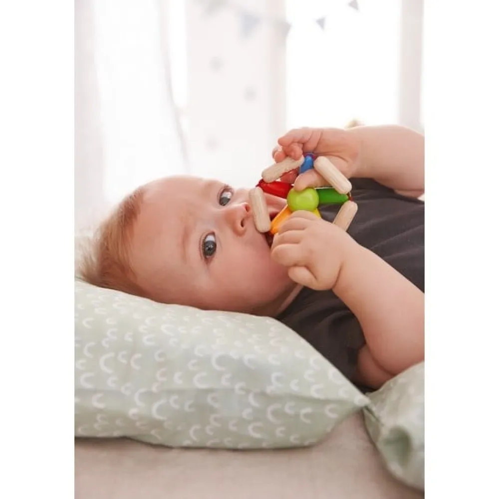 Haba Babyspeelgoed^Grijpfiguur Kleurendraaien