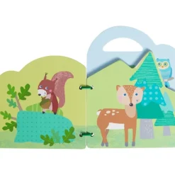 Haba Houten Boeken^Houten Babyboek Bosdieren