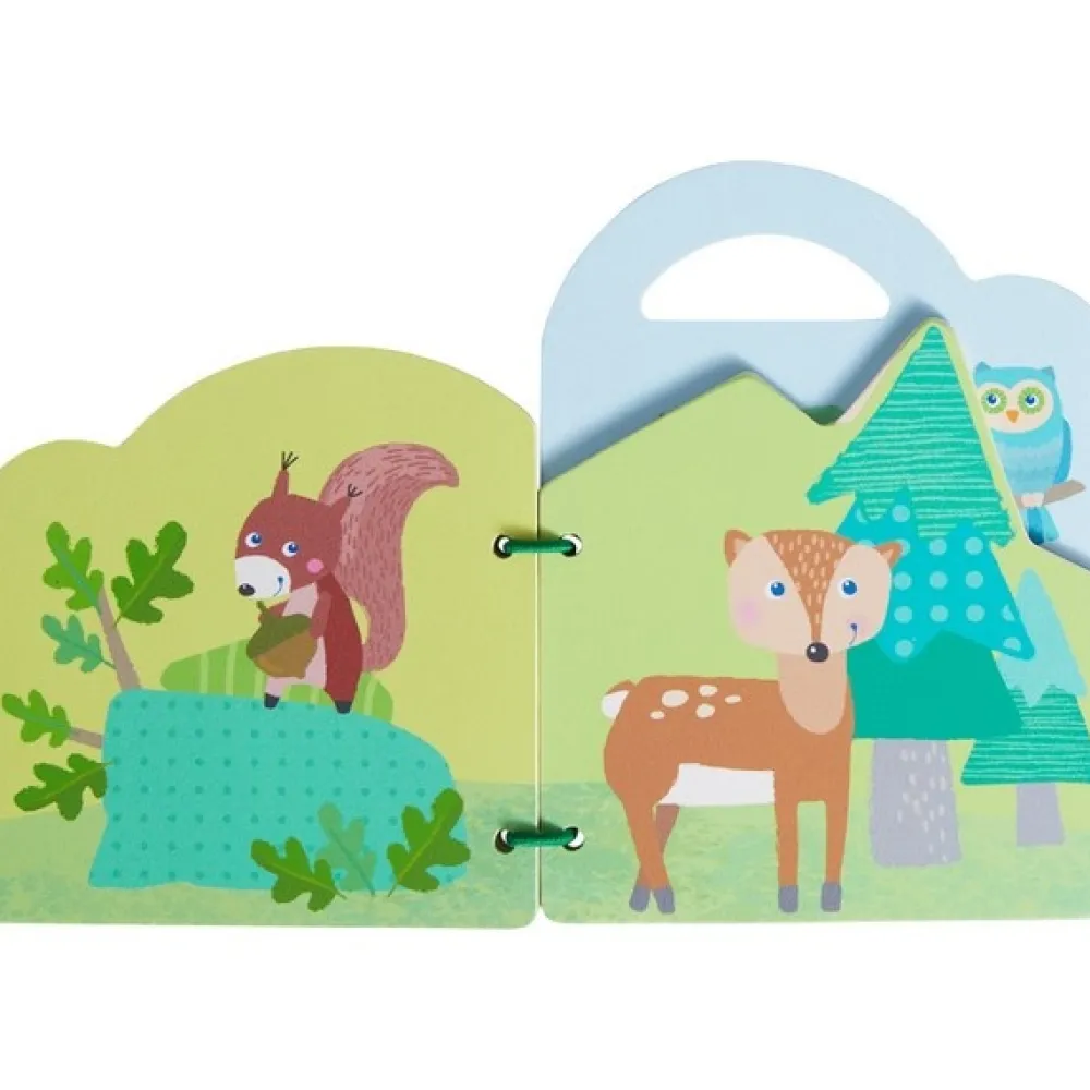 Haba Houten Boeken^Houten Babyboek Bosdieren