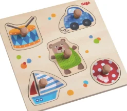 Haba Knoppuzzels^Inlegpuzzel Speelgoed 5pcs