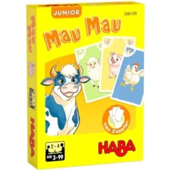 Haba Haba Spellen^Kaartspel - Mau Mau Junior - Boerderij (Nederlands)