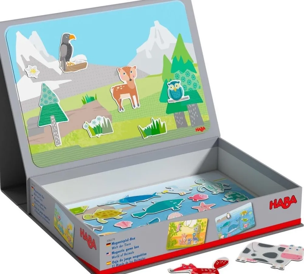 Haba Magnetisch Speelgoed^Magneetspeldoos Wereld van de dieren