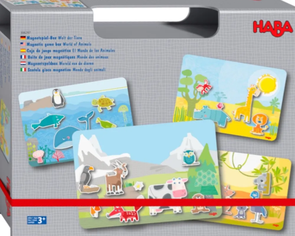 Haba Magnetisch Speelgoed^Magneetspeldoos Wereld van de dieren