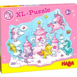 Haba Legpuzzels^Puzzel Eenhoorn Flonkerglans Wolkenpuzzelpret 20pcs