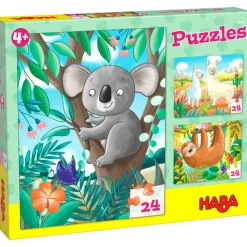 Haba Legpuzzels^Puzzels - Koala, Luiaard & Co. 24-pcs