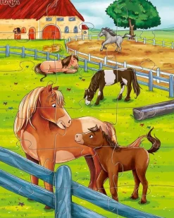 Haba Legpuzzels^Puzzels Boerderijdieren set 3-pcs