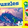 Haba Legpuzzels^Puzzels Draken 24pcs set 2-delig