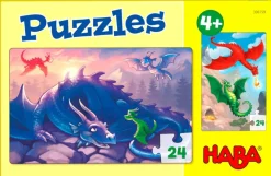 Haba Legpuzzels^Puzzels Draken 24pcs set 2-delig